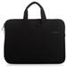 Laptop Briefcase, Water Repellent Neoprene Carry Bag Sleeve for 15-15.6 Inch Laptop / Notebook Computer / MacBook Pro / MacBook Air(Internal Dimensions: 15.16 x 0.79 x 10.63 inches), Black