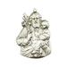 Antique Silver-Plated St. Joseph Keychain 2 3/8 x 1 5/8 inches