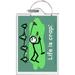 Life Is Crap - Golf Green Keychain