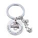 Cheer Keychain- Girls Cheerleading Megaphone Key Chain, Cheerleader Charm Keychain, Cheer Jewelry - Perfect Gift For Cheerleaders & Cheer Coaches