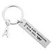 Fashion Key ring Gifts Stainless Steel Engraved Drive Safe Handsome I Love You Key chain Couples Boyfriend Girlfriend Jewelry Key Chain