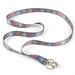 ID Avenue Color Paws Fabric Ribbon Lanyard with Hook and Key Ring