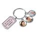 Personalized Little Blessings Photo Key Chain - Pink - 3 Charms