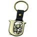 Mickey Mouse Letter U Brass Key Chain