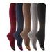 Meso Women's 5 Pairs Pack Truly Beautiful Knee-High Cotton Socks. Soft, Comfortable and Durable Size 6-9 M158212 5pc2 (Assorted)