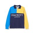 Hackett Boy's Hf Split Largeg B Polo Sweater, Navy, K07
