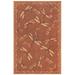 "Liora Manne Carmel Dragonfly Indoor/Outdoor Rug Red 7'10""x9'10"" - Trans Ocean CRE80844024"