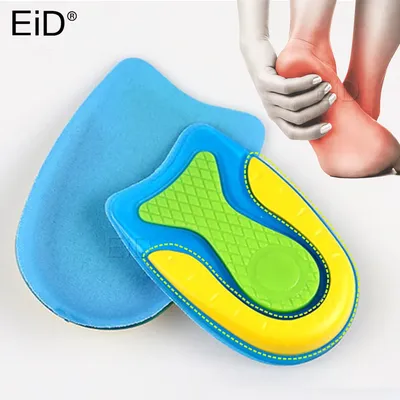 EiD Gel semelles intérieures en silicone pour femmes et hommes coussin de talons soulage la