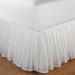 Greenland Home Fashions White Sheer 100-percent Cotton Voile Bedskirt