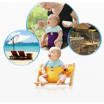 Harnais de sécurité pour bébé ceinture de sécurité extensible porte-bébé portable siège pour