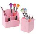 Boîte de rangement pour pinceaux de maquillage rose étui de rangement pour nail art étagère