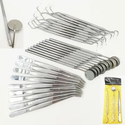Kit de miroir buccal dentaire outil de sélection de dentistes détartreur de dents outils de