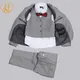 Costumes formels pour garçons pour mariages costume de fête pour enfants blazer bleu pantalon en