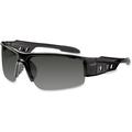 Ergodyne Skullerz Dagr Safety Sunglasses- Black Frame Smoke Lens