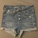 American Eagle Outfitters Shorts | American Eagle High Rise Shortie Shorts | Color: Blue | Size: 00