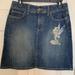 Disney Skirts | Disney Tinker Bell Denim Skirt, Nwot, Size 6 | Color: Blue | Size: 6