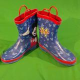 Disney Shoes | Disney Sz 3 Mickey Mouse Rain Boots | Color: Blue/Red | Size: 3b