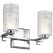 Kichler Giarosa 10" High 2-Light Chrome Metal Wall Sconce