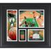 Jaylen Brown Boston Celtics Framed 15" x 17" Player Collage with a Piece of Team-Used Basketball