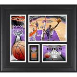 De'Aaron Fox Sacramento Kings Framed 15" x 17" Player Collage with a Piece of Team-Used Basketball