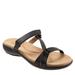 Trotters Raja - Womens 10.5 Black Sandal Medium