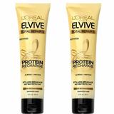 Pack of (2) LOreal Paris Elvive Total Repair 5 Protein Recharge Leave In Conditioner Treatment and Heat Protectant 5.1 Ounce