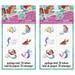 Unique Industries The Little Mermaid Temporary Tattoos 48 Count