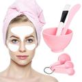 MODANU Face Mask Mixing Bowl Set 6 in 1 DIY Facemask Mixing Tool Kit with Facial Mask Bowl Stick Spatula Silicone Face Mask Brush & Premium Soft Face Brushes for Women and Girls