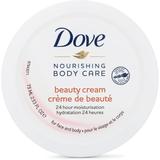 Dove Nourishing Body Care Face Hand and Body Beauty Cream for Normal to Dry Skin Lotion for Women with 24 Hour Moisturization 2.53 FL OZ (Pack of 4)