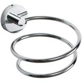 Stainless Steel Bathroom Hair Dryer Holder Hair Care Tools Holder Wall Mount Chrome Finished