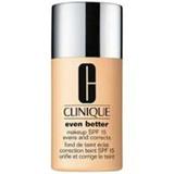 CLINIQUE EVEN BETTER FOUNDATION 1.0 OZ WN 69 CARDAMON (VF) CLINIQUE/EVEN BETTER MAKEUP WN 69 CARDAMON (VF) 1.0 OZ (30 ML) EVENS AND CORRECTS. SPF 15 WARM NEUTRAL UNDERTONE