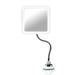 Fancii Mira+ 10X Magnifying Mirror with Natural LED Lights and Flexible Gooseneck