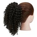 Women Drawstring Ponytail Curly for African Women Short Afro Curly KiLELINTAy Ponytail Hair Piece Extension Afro KiLELINTAy Curly Drawstring Corn Wave for African American Women