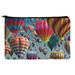 Hot Air Balloon Festival Up in the Air Makeup Cosmetic Bag Organizer Pouch