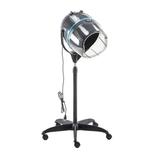 BarberPub Professional Bonnet Hood Hair Dryer with Stand-up Rolling Base 1000 Watts Black