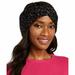 DKNY Women s Fleece-Lined Headband Copper Lurex Head Band Black One Size MSRP$34