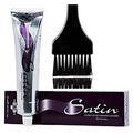 SATIN Hair Color Developlus Ultra Vivid Fashion Colors (with Sleek Applicator Brush) ALOE VERA BASE Low Ammonia Cream Haircolor Dye (6GC Dark Golden Copper Blonde)