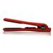 ISO Beauty Diamond Collection Super Spectrum Pro Hair Straightener Flat Iron W/ 1.25 Inch Ceramic and Adjustable Temperature Control Of 180-450Â°F (Red)