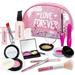 Pretend Makeup for Girls - 11 Piece Play Makeup Set- Safe & Non-Toxic Realistic Cosmetic Beauty Set for Girls Pretend Play Makeup Kit for Birthday Party