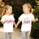 T-shirt assressentipour enfants vêtements pour enfants t-shirts Big Little Adjust tenues pour