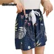 Short de pyjama en coton pour femmes short à imprimé floral short de plage et de maison short de