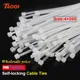 Lot de 500 attaches de câble en Nylon 4x200mm largeur de 2.6mm en plastique et en Nylon