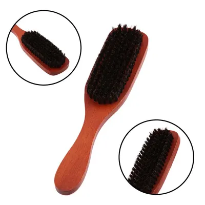 Peignes à poils de sanglier brosses douces à poignée en bois de coiffure pour hommes et femmes