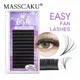 MASSCAKU-maquillage de faux cils Super longs et faciles à fendre 8-20mm Extension de cils à