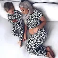 Pyjamas assortis pour la famille mère fille fils bébé enfant vêtements de nuit imprimé