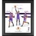 "Sacramento Kings Facsimile Signatures 15"" x 17"" 2020-21 Franchise Foundations Collage with a Piece of Game-Used Basketball - Limited Edition 916"