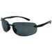 in style eyes lovin maui wrap polarized nearly invisible line bifocal sunglasses black 2.50