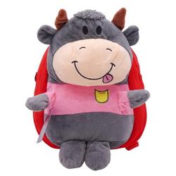 Little Girls Mini Backpack for Toddlers Kids, Cute Plush Cow