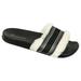 INC International Concepts Women's Faux Fur Varsity Slide Slippers Medium Black