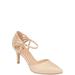 Brinley Co. Womens Cut-out Ankle Strap Pump